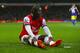 LONDON, ENGLAND - MARCH 25: Bacary Sagna of Arsenal reacts during the Barclays Premier League match between Arsenal and Swansea City at Emirates Stadium on March 25, 2014 in London, England. (Photo by Julian Finney/Getty Images)