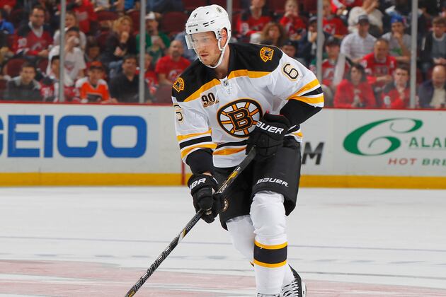 Bruins' Potter Suffers Arm Injury in Practice