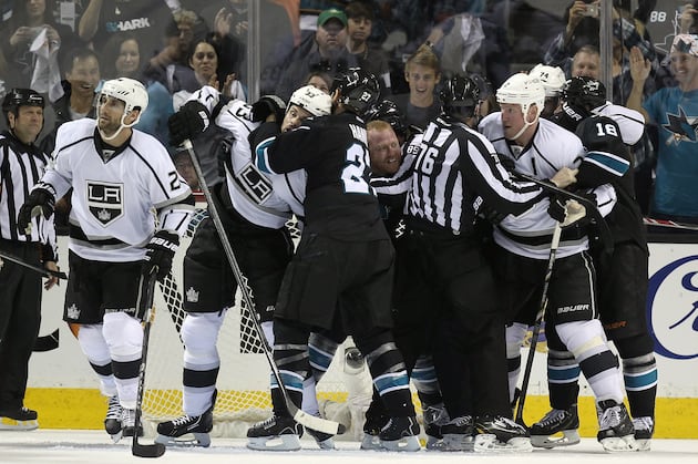 Video: Tempers Boil over Between Kings,Sharks