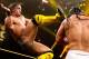 Adrian Neville kicks Bo Dallas.
