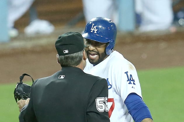 Kemp Ejected in Dodgers' 11-Inning Loss to Rockies
