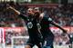 STOKE ON TRENT, ENGLAND - APRIL 26: Danny Rose of Tottenham Hotspur celebrates with Aaron Lennon after scoring the opening goal during the Barclays Premier League match between Stoke City and Tottenham Hotspur at the Britannia Stadium on April 26, 2014 in Stoke on Trent, England. (Photo by Alex Livesey/Getty Images)