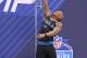 Feb 24, 2014; Indianapolis, IN, USA; Ohio State Buckeyes linebacker Ryan Shazier jumps the vertical jump during the 2014 NFL Combine at Lucas Oil Stadium. Mandatory Credit: Brian Spurlock-USA TODAY Sports