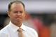 Aug 29, 2013; Miami Gardens, FL, USA; Miami Dolphins general manager Jeff Ireland looks on prior to a game against the New Orleans Saints at Sun Life Stadium. Mandatory Credit: Steve Mitchell-USA TODAY Sports