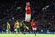 MANCHESTER, ENGLAND - APRIL 26: Wayne Rooney of Manchester United celebrates his first half penalty during the Barclays Premier League match between Manchester United and Norwich City at Old Trafford on April 26, 2014 in Manchester, England. (Photo by Laurence Griffiths/Getty Images)