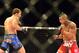 May 18, 2013; Jaragua do Sul, BRAZIL; Luke Rockhold (blue shorts) fights against Vitor Belfort (red shorts) during UFC on FX 8 at ARena Jaragua. Mandatory Credit: Jason da Silva-USA TODAY Sports