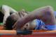 Napoli forward Gerardo Gonzalo Higuain of Argentina is carried away from the field after injuring during a Serie A soccer match between Inter Milan and Napoli, at the San Siro stadium in Milan, Italy, Saturday, April 26, 2014. (AP Photo/Luca Bruno)