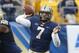 Pittsburgh quarterback Tom Savage (7) in action in an NCAA football game between Pittsburgh and North Carolina, Saturday, Nov. 16, 2013 in Pittsburgh. (AP Photo/Keith Srakocic)