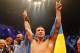 IBF, WBA, WBO and IBO champion Wladimir Klitschko from Ukraine celebrates winning the heavyweight world title bout against his Australian challenger Alex Leapai in Oberhausen, western Germany, Saturday, April 26, 2014. (AP Photo/Frank Augstein)