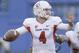 Fresno State quarterback Derek Carr (4) in action against San Jose State during the second half of an NCAA college football game on Friday, Nov. 29, 2013, in San Jose, Calif. (AP Photo/Tony Avelar)