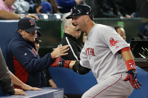 Pierzynski's Slam Helps Red Sox Edge Jays