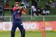 Kevin Pietersen of Delhi Daredevils leaves the field, out for 50 runs, during their Twenty20 semi-final against the Highveld Lions in Durban, South Africa, Thursday, Oct 25, 2012. (AP Photo)