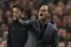 Ajax's coach Frank de Boer gestures during the Champions League Group H soccer match between Ajax Amsterdam and Celtic Glasgow at ArenA stadium in Amsterdam, Netherlands, Wednesday, Nov. 6, 2013. Ajax won the match with a 1-0 score. (AP Photo/Peter Dejong)