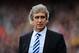 LONDON, ENGLAND - APRIL 27: Manuel Pellegrini, manager of Manchester City walks out for the Barclays Premier League match between Crystal Palace and Manchester City at Selhurst Park on April 27, 2014 in London, England. (Photo by Jamie McDonald/Getty Images)