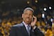OAKLAND, CA - APRIL 27: Mayor of Sacramento Kevin Johnson during a game against the Golden State Warriors and the Los Angeles Clippers in Game Four of the Western Conference Quarterfinals during the 2014 NBA Playoffs at Oracle Arena on April 27, 2014 in Oakland, California. NOTE TO USER: User expressly acknowledges and agrees that, by downloading and/or using this Photograph, user is consenting to the terms and conditions of Getty Images License Agreement. Mandatory Copyright Notice: Copyright 2014 NBAE (Photo by Rocky Widner/NBAE via Getty Images)