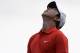 Noh Seung-yul, of South Korea, rocks his head towards the sky on the 18th green after winning the Zurich Classic golf tournament at TPC Louisiana in Avondale, La., Sunday, April 27, 2014. (AP Photo/Bill Haber)