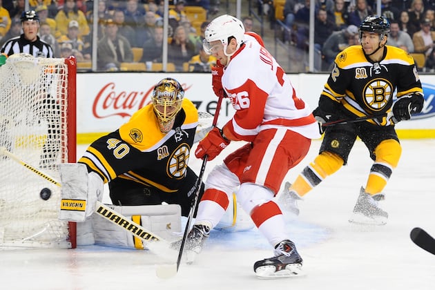 Red Wings Assign Four to Griffins