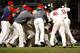 Pictured here are the 2011 Cleveland Indians, who had an AL-best 18-8 record in April. They went 62-74 the rest of the way.
