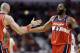 Nene and Marcin Gortat have worked together to dominate Chicago's frontcourt, giving the Wizards a decisive advantage in the first-round series.