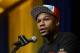LAS VEGAS, NV - MARCH 8: Floyd Mayweather Jr. announces his upcoming Marcos 'El Chino' Maidana during a news conference at at the MGM Grand Hotel/Casino March 8, 2014, in Las Vegas, Nevada. (Photo by Kevork Djansezian/Getty Images)
