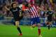 MADRID, SPAIN - APRIL 22: David Luiz of Chelsea and Diego Costa of Club Atletico de Madrid battle for the ball during the UEFA Champions League Semi Final first leg match between Club Atletico de Madrid and Chelsea at Vicente Calderon Stadium on April 22, 2014 in Madrid, Spain. (Photo by Gonzalo Arroyo Moreno/Getty Images)