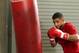 HAYWARD, CA - APRIL 24: Amir Khan in action during a workout session at Virgil Hunter's Gym on April 24, 2014 in Hayward, California. Kahn is preparing to take on Luis Collazo at the MGM Grand in Las Vegas on May 3, 2014. (Photo by Alexis Cuarezma/Getty Images)