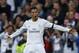 Real's Cristiano Ronaldo celebrates his goal during a Spanish La Liga soccer match between Real Madrid and Osasuna at the Santiago Bernabeu stadium in Madrid, Spain, Saturday, April 26, 2014. (AP Photo/Andres Kudacki)