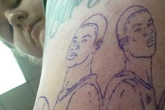 Photo: Kentucky Fans Gets Harrison Twins Tattoos