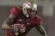 Florida State wide receiver Kelvin Benjamin (1) runs after catching a pass in the fourth quarter of an NCAA college football game against Murray State on Saturday, Sept. 1, 2012, in Tallahassee, Fla. FSU won 69-3. (AP Photo/Phil Sears)