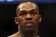 Jon Jones is seen in the ring before his UFC 159 Mixed Martial Arts light heavyweight title bout in Newark, NJ, Saturday, April 27,2013. Jones retained his title via first round TKO. (AP Photo/Gregory Payan)