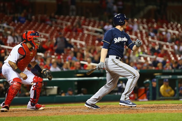 Overbay, Brewers Beat Cardinals 5-4 in 11 Innings