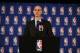 NEW YORK - APRIL 29: NBA Commissioner Adam Silver speaks to the media regarding the investigation involving Los Angeles Clippers owner Donald Sterling on April 29, 2014 at the New York Hilton Midtown in New York City. NOTE TO USER: User expressly acknowledges and agrees that, by downloading and/or using this photograph, user is consenting to the terms and conditions of the Getty Images License Agreement. Mandatory Copyright Notice: Copyright 2014 NBAE (Photo by Nathaniel S. Butler/NBAE via Getty Images)