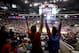 Fans show their support of the Los Angeles Clippers during Game 5 of the Clippers' opening-round NBA basketball playoff series against the Golden State Warriors on Tuesday, April 29, 2014, in Los Angeles. NBA Commissioner Adam Silver announced Tuesday that Clippers owner Donald Sterling has been banned for life by the league. (AP Photo/Ringo H.W. Chiu)