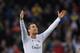 MADRID, SPAIN - APRIL 26: Cristiano Ronaldo of Real Madrid CF celebrates after scoring Real's 2nd goal from a free kick during the La Liga match between Real Madrid CF and CA Osasuna at the Santiago Bernabeu stadium on April 26, 2014 in Madrid, Spain. (Photo by Denis Doyle/Getty Images)