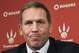 Toronto Raptors General Manager Bryan Colangelo speaks to the media in Toronto on Monday, April 19, 2010. Colangelo addressed the media Monday, less than a week after his team was eliminated from post-season contention for the seventh time in nine seasons. THE CANADIAN PRESS/Nathan Denette