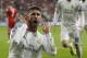 Real's Sergio Ramos celebrates scoring his side's 2nd goal during the Champions League semifinal second leg soccer match between Bayern Munich and Real Madrid at the Allianz Arena in Munich, southern Germany, Tuesday, April 29, 2014. (AP Photo/Matthias Schrader)