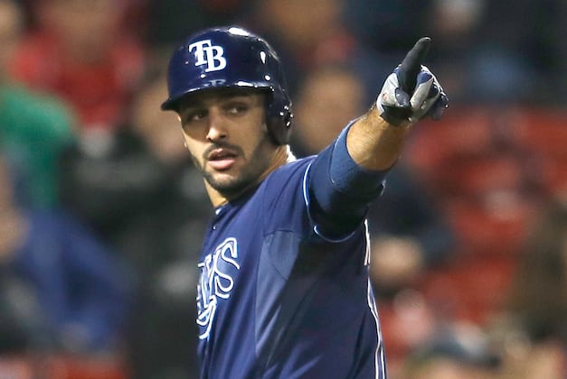 Rays Edge Red Sox in 1st Game of Twinbill