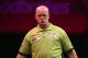 LONDON, ENGLAND - DECEMBER 22: Michael Van Gerwen of Holland reacts to going close to a 180 during his second round match against Kevin McDine of England during the Ladbrokes.com World Darts Championship on Day Ten at Alexandra Palace on December 22, 2013 in London, England. (Photo by Charlie Crowhurst/Getty Images)