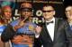 LAS VEGAS, NV - APRIL 30: WBC welterweight champion Floyd Mayweather Jr. (L) and WBA champion Marcos Maidana pose during a news conference at the MGM Grand Hotel/Casino on April 30, 2014 in Las Vegas, Nevada. The two will meet in a WBC/WBA unification fight in Las Vegas on May 3. (Photo by Ethan Miller/Getty Images)