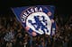 LONDON, ENGLAND - APRIL 30: A Chelsea flag is waved during the UEFA Champions League semi-final second leg match between Chelsea and Club Atletico de Madrid at Stamford Bridge on April 30, 2014 in London, England. (Photo by Clive Rose/Getty Images)