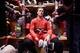 Detroit Red Wings goalie Jimmy Howard addresses the media after participating in the team photo at Joe Louis Arena in Detroit, Tuesday, April 29, 2014. The Red Wings were eliminated by the Boston Bruins in the first round of the Stanley Cup hockey playoffs. (AP Photo/Carlos Osorio)