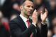 MANCHESTER, ENGLAND - APRIL 26: Ryan Giggs of Manchester United applauds the fans after a rousing victory in his first match as manager during the Barclays Premier League match between Manchester United and Norwich City at Old Trafford on April 26, 2014 in Manchester, England. (Photo by Laurence Griffiths/Getty Images)