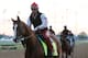 LOUISVILLE, KY - MAY 01: Kentucky Derby contender California Chrome works during early morning workouts at Churchill Downs on May 1, 2014 in Louisville, Kentucky. (Photo by Kevin C. Cox/Getty Images)