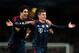 LONDON, ENGLAND - FEBRUARY 19: Toni Kroos of Bayern Muenchen celebrates scoring the opening goal with Javi Martinez of Bayern Muenchen during the UEFA Champions League Round of 16 first leg match between Arsenal and FC Bayern Muenchen at Emirates Stadium on February 19, 2014 in London, England. (Photo by Shaun Botterill/Getty Images)