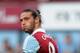 LONDON, ENGLAND - APRIL 19: Andy Carroll of West Ham United blows his cheeks out after his shot goes wide during the Barclays Premier League match between West Ham United and Crystal Palace at Boleyn Ground on April 19, 2014 in London, England. (Photo by Christopher Lee/Getty Images)