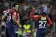 Delhi Daredevils Irfan Pathan, left, celebrates the wicket of Kolkatta Knight Riders batsman Shakib Al Hasan during their Indian Premier League (IPL) cricket playoff match in Pune, India, Tuesday, May 22, 2012. (AP Photo/Rajanish Kakade)