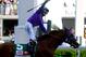 LOUISVILLE, KY - MAY 03: Jockey Victor Espinoza celebrates atop of California Chrome #5 after crossing the finish line to win the 140th running of the Kentucky Derby at Churchill Downs on May 3, 2014 in Louisville, Kentucky. (Photo by Dylan Buell/Getty Images)