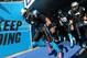 CHARLOTTE, NC - JANUARY 12: Cam Newton #1 of the Carolina Panthers leads the team out of the tunnel prior to the NFC Divisional Playoff Game against the San Francisco 49ers at Bank of America Stadium on January 12, 2014 in Charlotte, North Carolina. (Photo by Ronald Martinez/Getty Images)