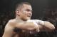 Marcos Maidana, from Argentina, celebrates at the end of his WBC-WBA welterweight title boxing fight against Floyd Mayweather Jr., Saturday, May 3, 2014, in Las Vegas. Mayweather won the bout by majority decision. (AP Photo/Isaac Brekken)