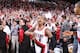 PORTLAND, OR - MAY 2: Damian Lillard #0 of the Portland Trail Blazers after the game against the Houston Rockets in Game Six of the Western Conference Quarterfinals during the 2014 NBA Playoffs on May 2, 2014 at the Moda Center in Portland, Oregon. NOTE TO USER: User expressly acknowledges and agrees that, by downloading and or using this photograph, User is consenting to the terms and conditions of the Getty Images License Agreement. Mandatory Copyright Notice: Copyright 2014 NBAE (Photo by Sam Forencich/NBAE via Getty Images)